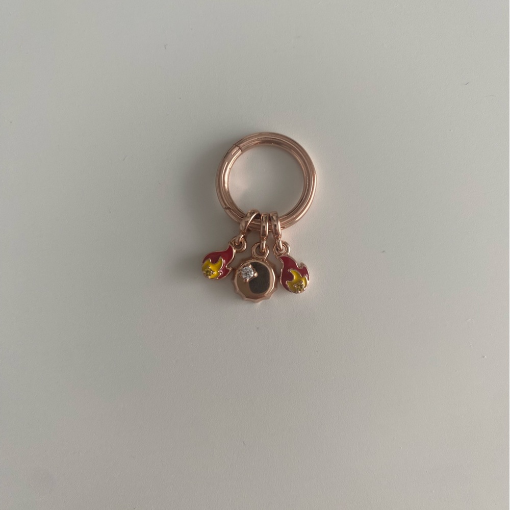 Flame Charm, little cup and ring